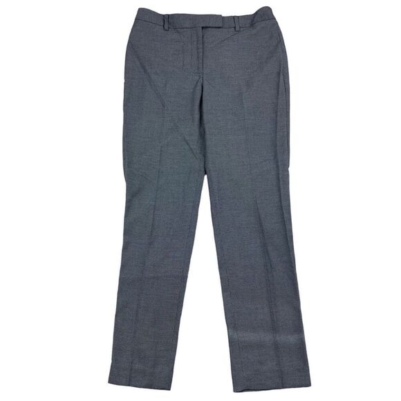 Talbots Blue Bi-Stretch High-Waist Straight Pant Tweed Sz 6 Poly Viscose Spandex - Picture 1 of 7